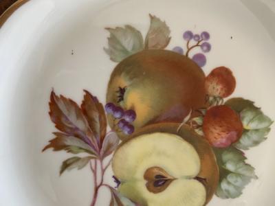 Dekorative Dessertteller aus den 50zigern