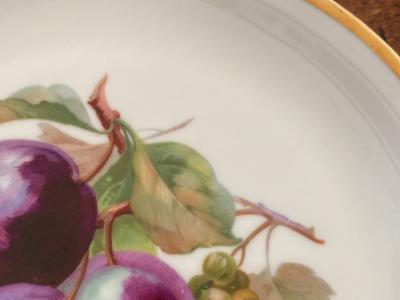 Dekorative Dessertteller aus den 50zigern