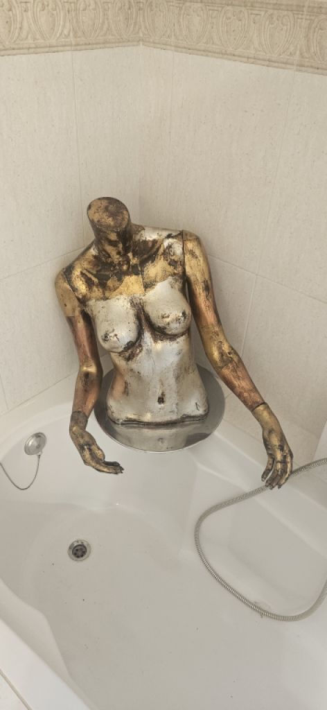 Dekorativer weiblicher Torso Skulptur