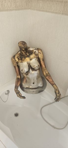 Dekorativer weiblicher Torso Skulptur