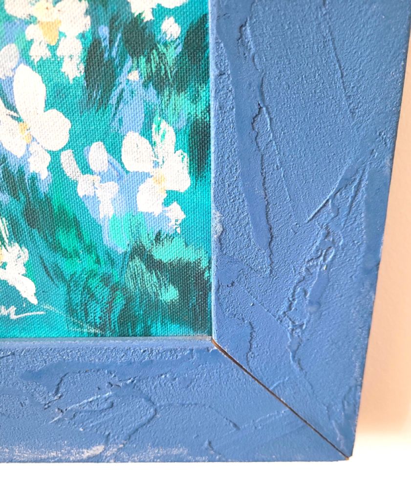 Dekoratives Gemälde „Mediterrane Berglandschaft mit See“