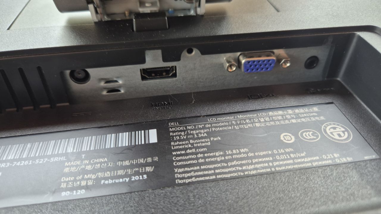 Monitor Dell PC S2415H