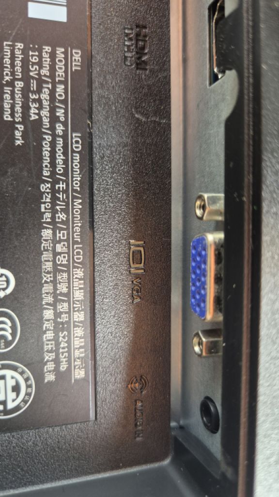 Monitor Dell PC S2415H