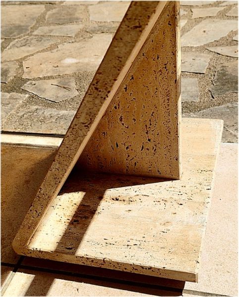 Mesa de centro de diseño 70/80 posmoderna – Hormigón y vidrio ahumado – Diseño 3 en 1