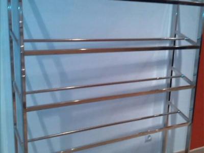 Designer Ladenausstattung Schuhgeschäft Boutique Edelstahl Regale und Zubehör ideale Existenz