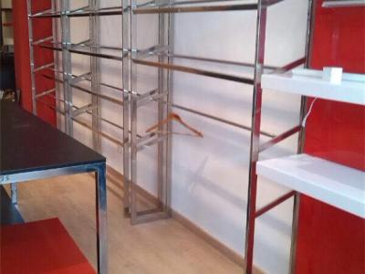 Designer Ladenausstattung Schuhgeschäft Boutique Edelstahl Regale und Zubehör ideale Existenz