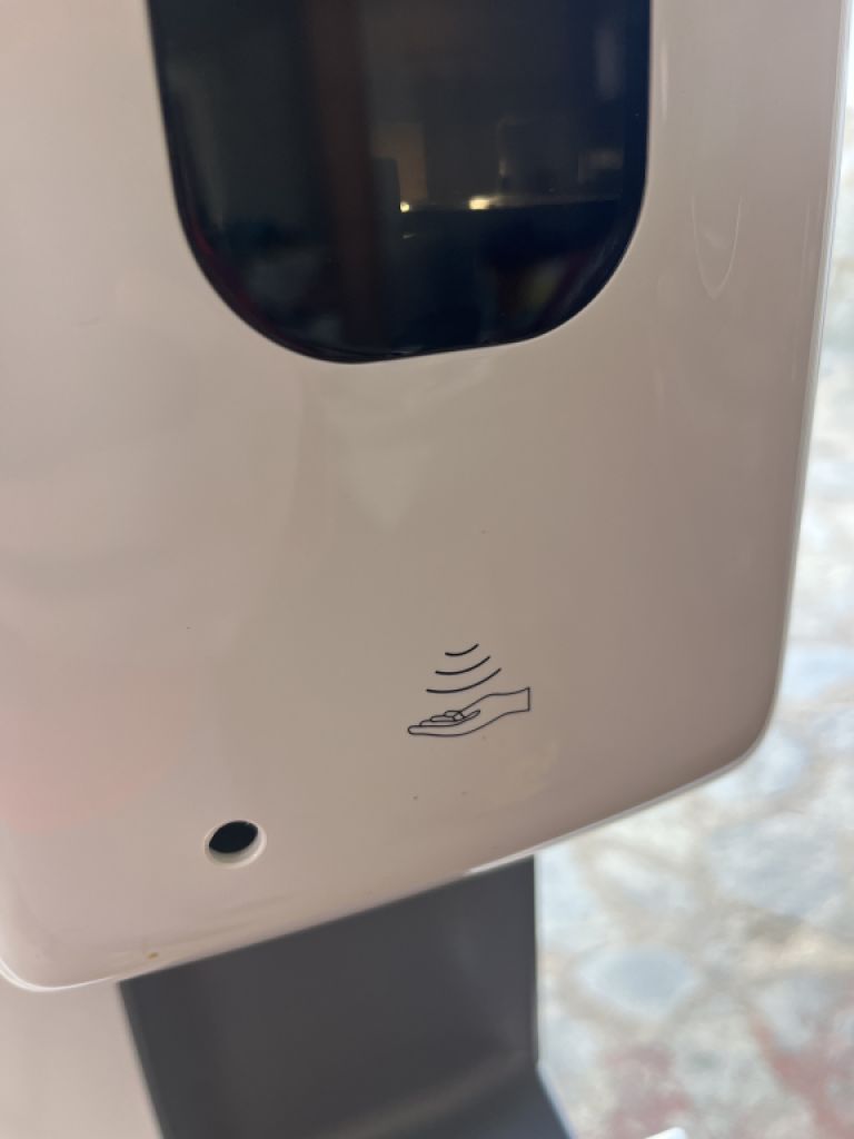 Dispensador de desinfectante Sensor dispensador recargable