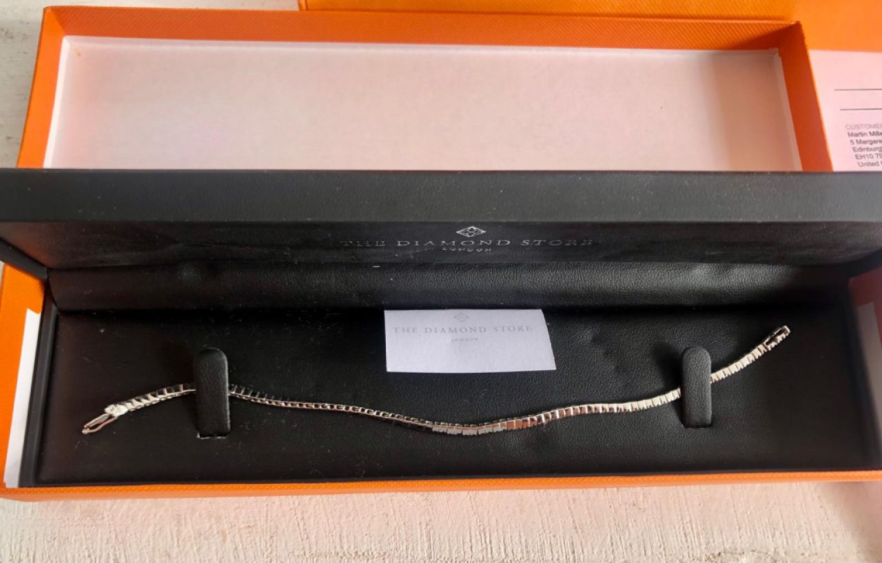 Pulsera de diamantes