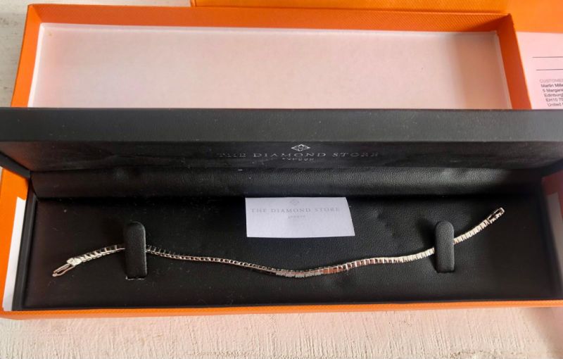 Pulsera de diamantes