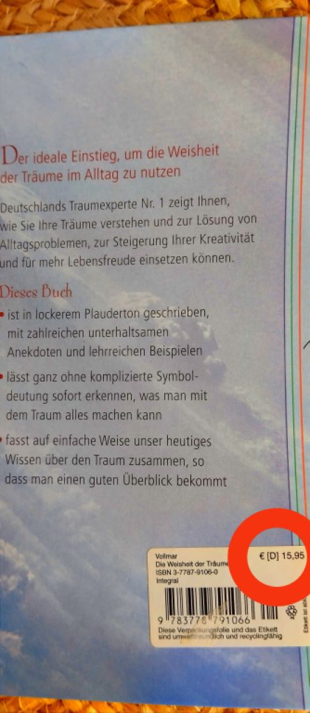 DIE Weisheit der TRÄUME