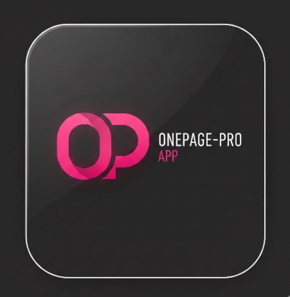 Tarjeta de visita digital y carta – Todo en una página (Onepager)