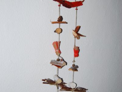 Various handmade mobiles