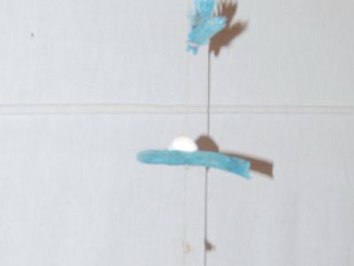 Various handmade mobiles