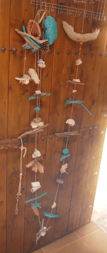Various handmade mobiles