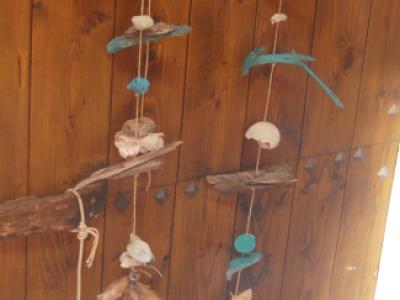 Various handmade mobiles