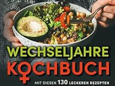 Varios libros de cocina para la menopausia