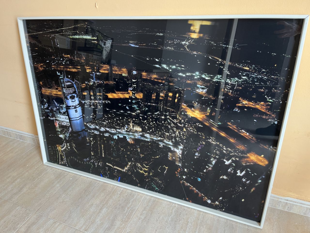 Dubai Wandbild inkl. Rahmen 122x84cm