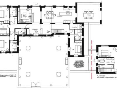 Single-level unfurnished luxury finca with all extras near Santanyi - Es Llombards --- F 150