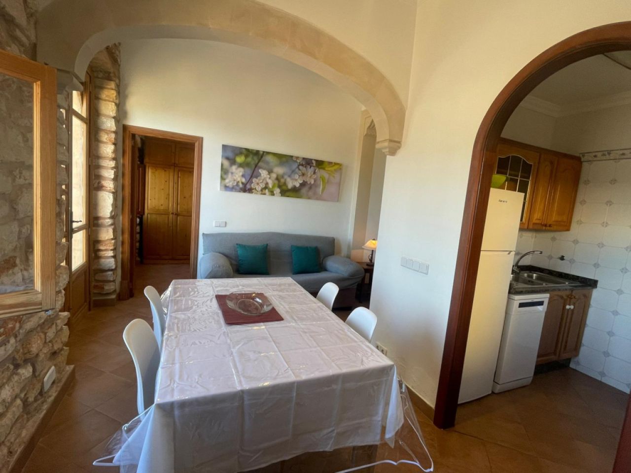 Ebenerdiges Chalet mit Garten, Terrasse und Meerblick in Cala Figuera-- CH 48