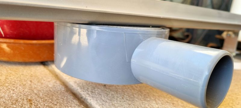 Stainless steel shower channel 60cm, new