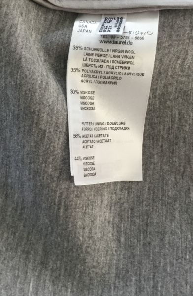 Edler Mantel von LAUREL, Gr.36, Rosa/Grau NEU!