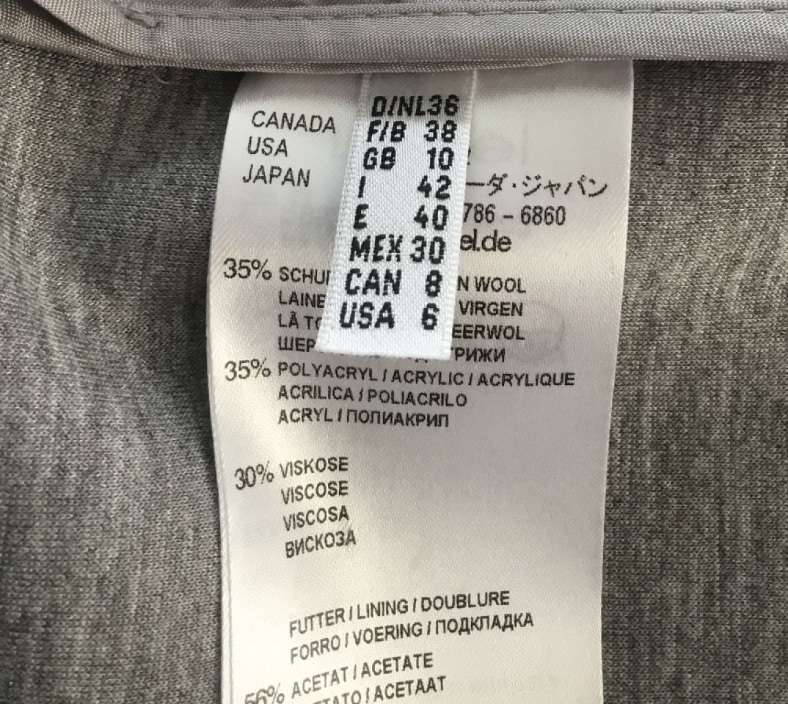 Edler Mantel von LAUREL, Gr.36, Rosa/Grau NEU!