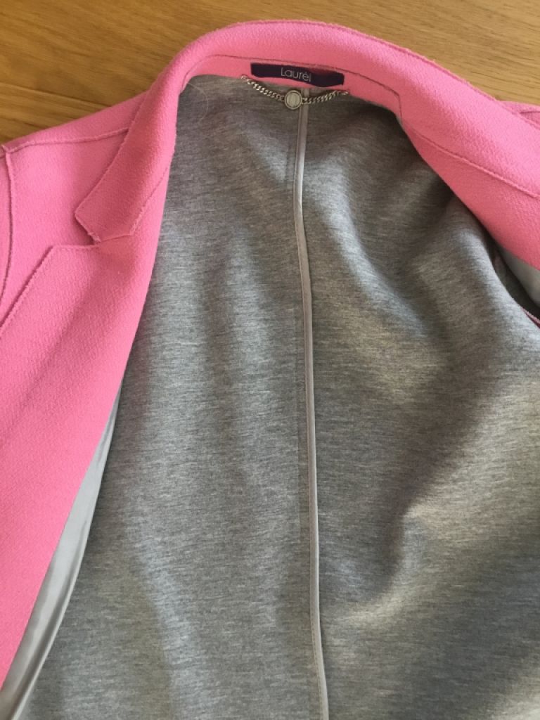 Edler Mantel von LAUREL, Gr.36, Rosa/Grau NEU!