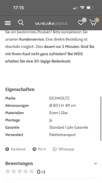 Eichholtz Vittoria Lámpara de araña L