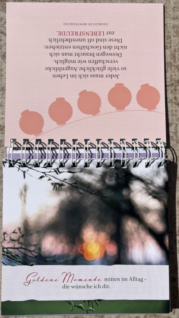 Un despliegue en espiral que trae buenos deseos todos los días