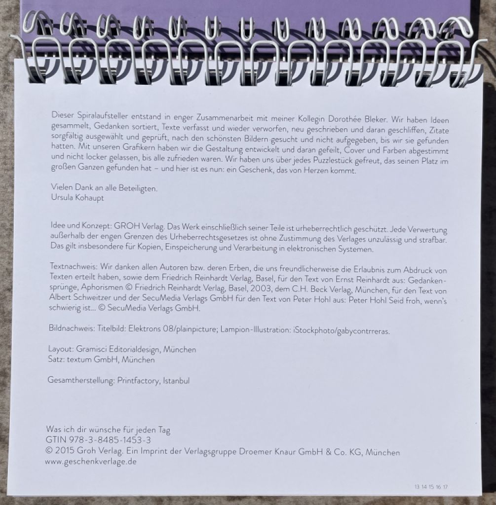 Un despliegue en espiral que trae buenos deseos todos los días