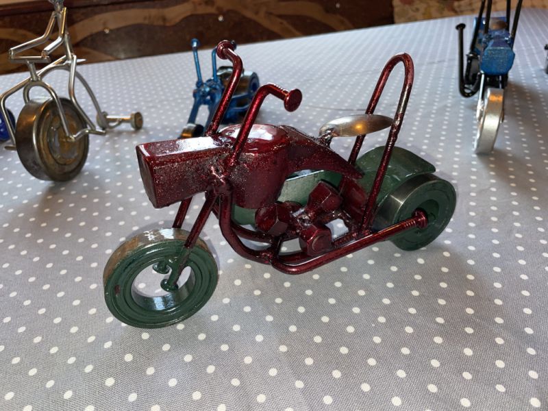 Unique Handmade Motorcycles – Handcrafted Metal Sculptures