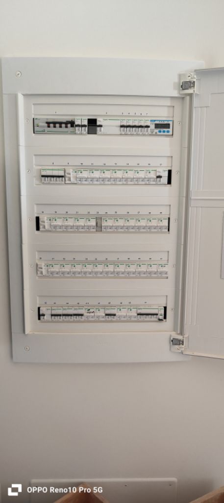 Servicio de electricidad, fontanería