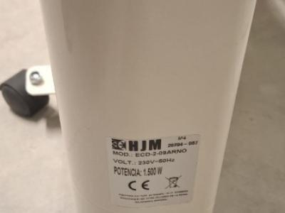 Elektrischer Heizkörper HJM 1500W – mit Display & Rollen – top Zustand