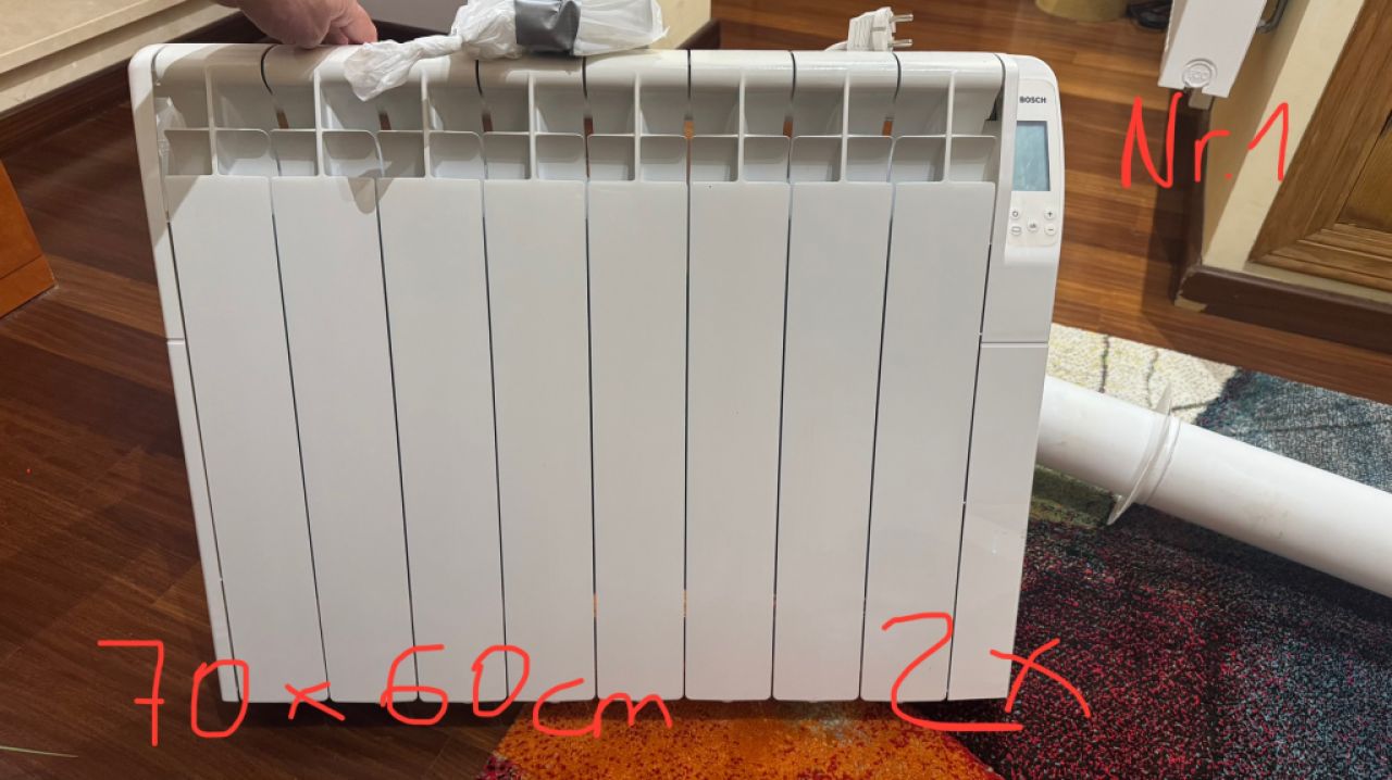 Calefactores eléctricos de Bosch y equation