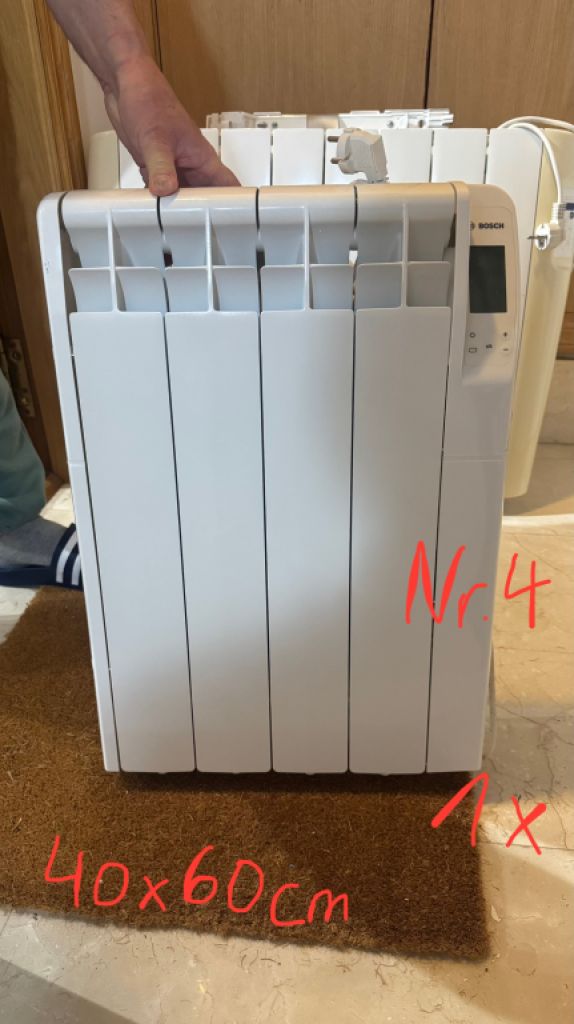 Calefactores eléctricos de Bosch y equation