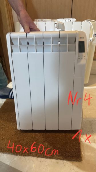 Calefactores eléctricos de Bosch y equation