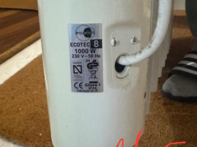 Calefactores eléctricos de Bosch y equation