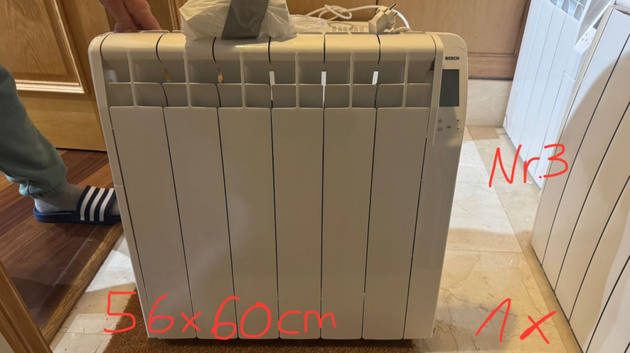 Calefactores eléctricos de Bosch y equation