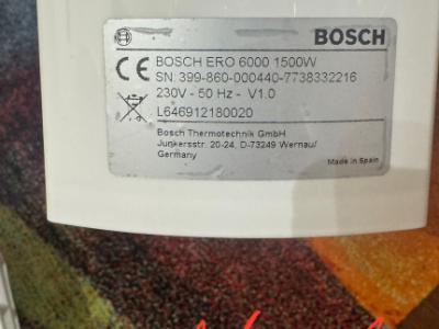 Calefactores eléctricos de Bosch y equation