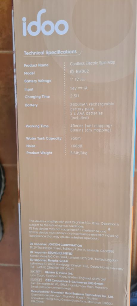 Elektromopp kabellos, IDOO