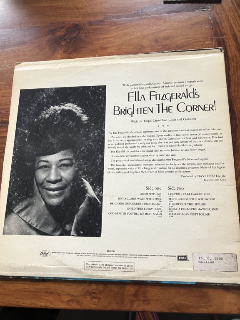 Ella Fitzgerald Schallplatte