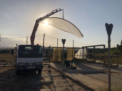 Entleerung, Demontage und Abbruch. Leerung, Räumung und Abbruch.