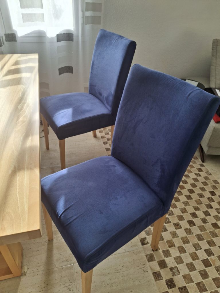 Mesa de comedor con banco y sillas - Madera maciza