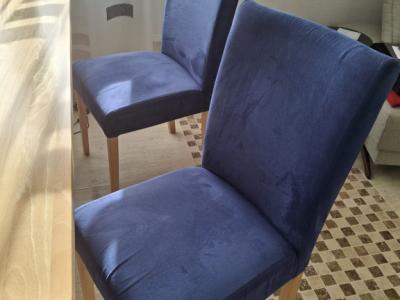 Mesa de comedor con banco y sillas - Madera maciza