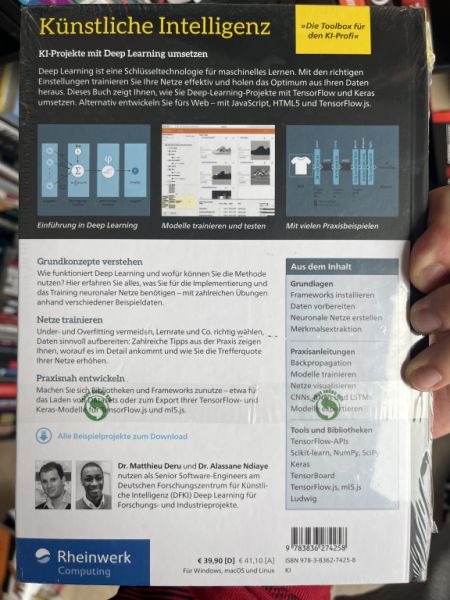 Fachbuch Neuronale Netze programmieren mit Python