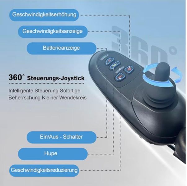 Silla de ruedas eléctrica plegable, casi nueva