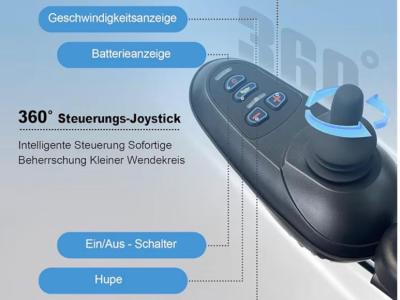 Silla de ruedas eléctrica plegable, casi nueva