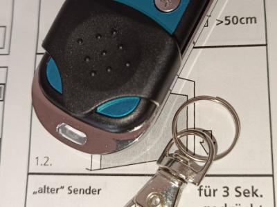 Mando a distancia para operador de puerta de garaje / portón SEIP