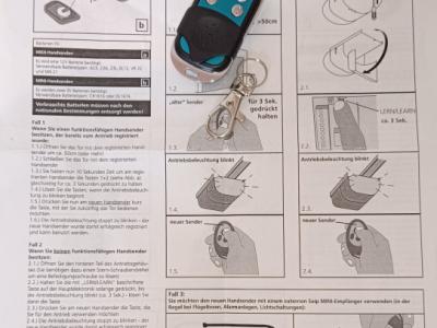 Mando a distancia para operador de puerta de garaje / portón SEIP