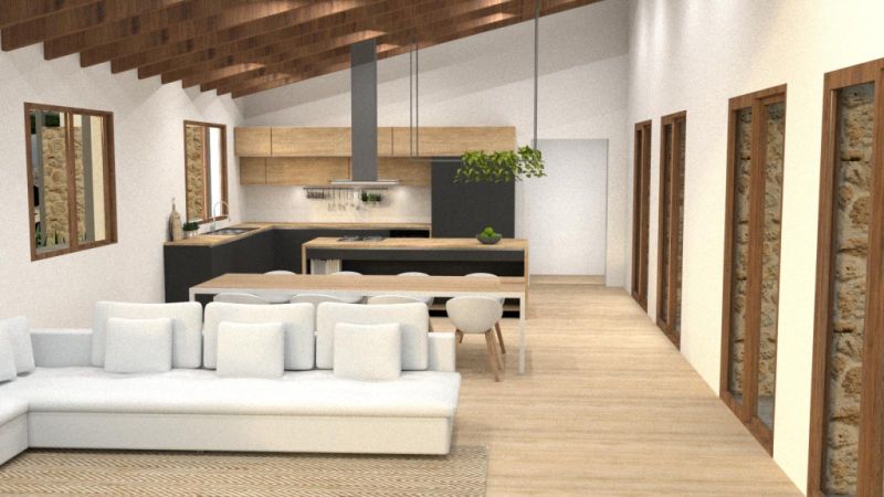 Flaches Grundstück mit Projekt bei Manacor - Portocristo -- T 09 VK